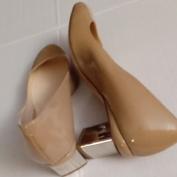 Nicholas Kirkwood Women's Size 8.5 Vero Cucoio Nude Patent Leather Heels - Picture 7 of 12